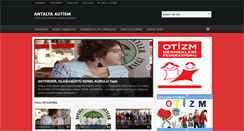 Desktop Screenshot of antalyaautism.org